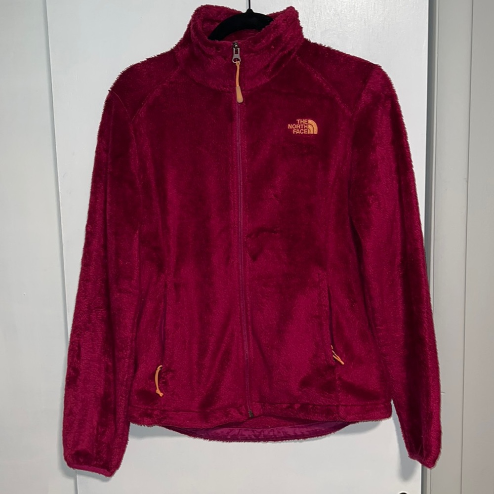 North face fuzzy jacket